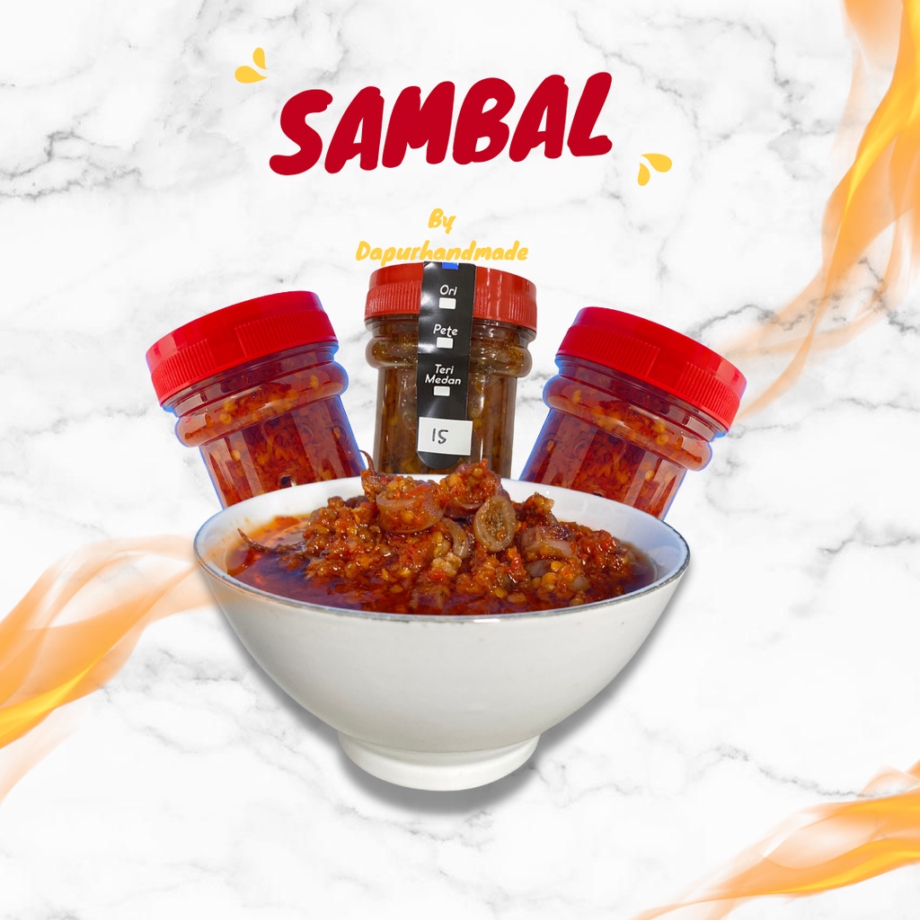 

Sambal Cumi Teri Medan Pete Original by Dapurhandmade