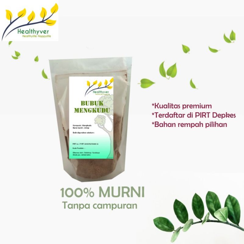 

HEALTHYVER Serbuk / Bubuk Pace Atau Mengkudu Asli Dan Murni 200g