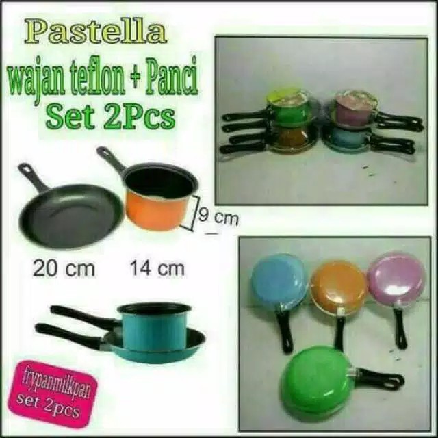 TEFLON + PANCI anti lengket 1 set 2pack