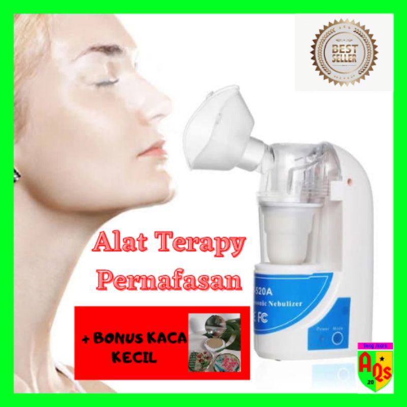 ALAT TERAPI TERAPY PERNAFASAN PERAWATAN KESEHATAN NAFAS PENGHIRUP PENGUAP ASMA MINI PORTABLE SEHAT