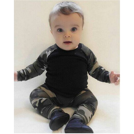 Baju Anak/Bayi Laki2 Setelan Army Camouflage