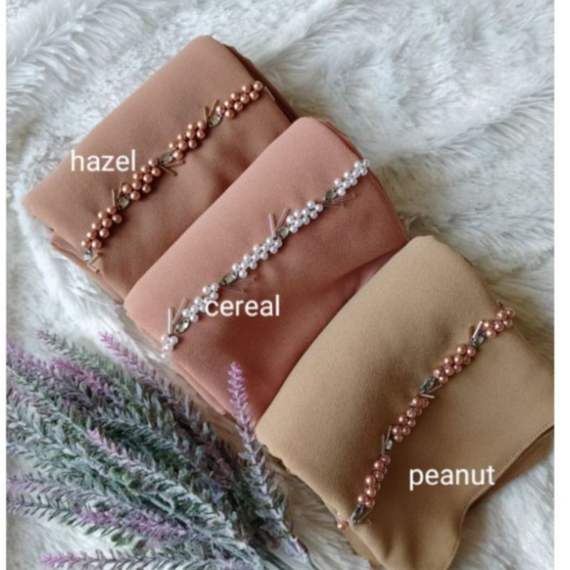 TERBARU  pasmina payet mutiara seruty babydoll