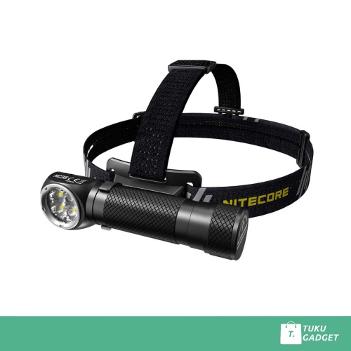 NITECORE HC35 HEADLAMP SENTER KEPALA OUTDOOR LED CREE XP-G3 S3 2700 LUMENS - BLACK - TGID667Y1