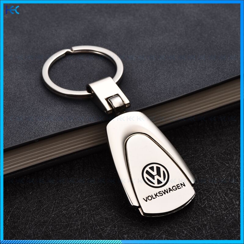 Gantungan Kunci Mobil Logo Volkswagen Bahan Stainless Steel Metal