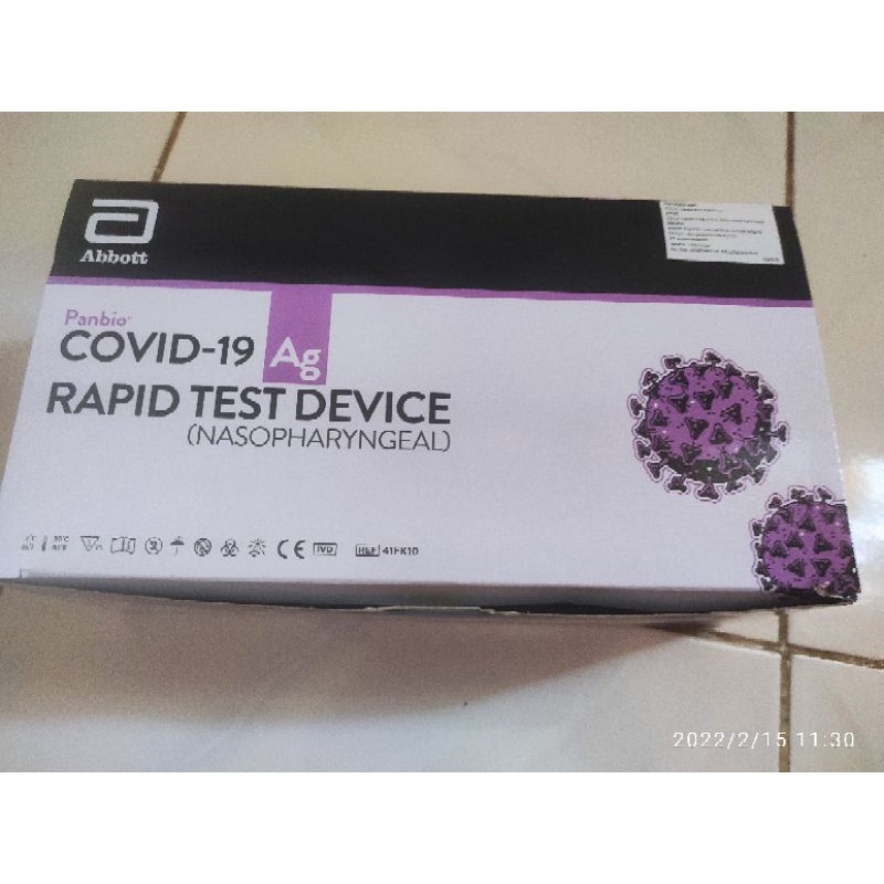 swab antigen ag  panbio/abbot