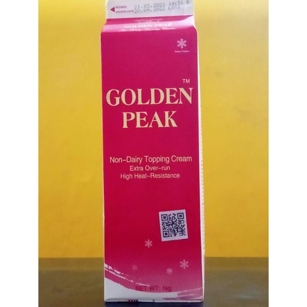 

Whipped Cream Golden Peak - 1kg | Khusus Grab !!!