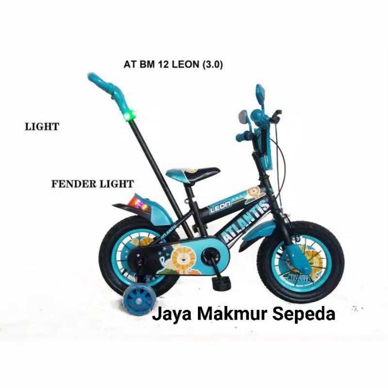 Sepeda BMX 12 inch Atlantis leon setir dorongan
