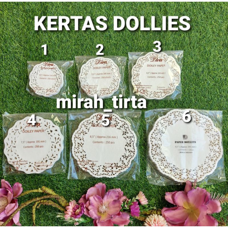 

Doilies paper DIVA .kertas alas toples kertas alas kue kering dollies doilis doillies Kertas renda