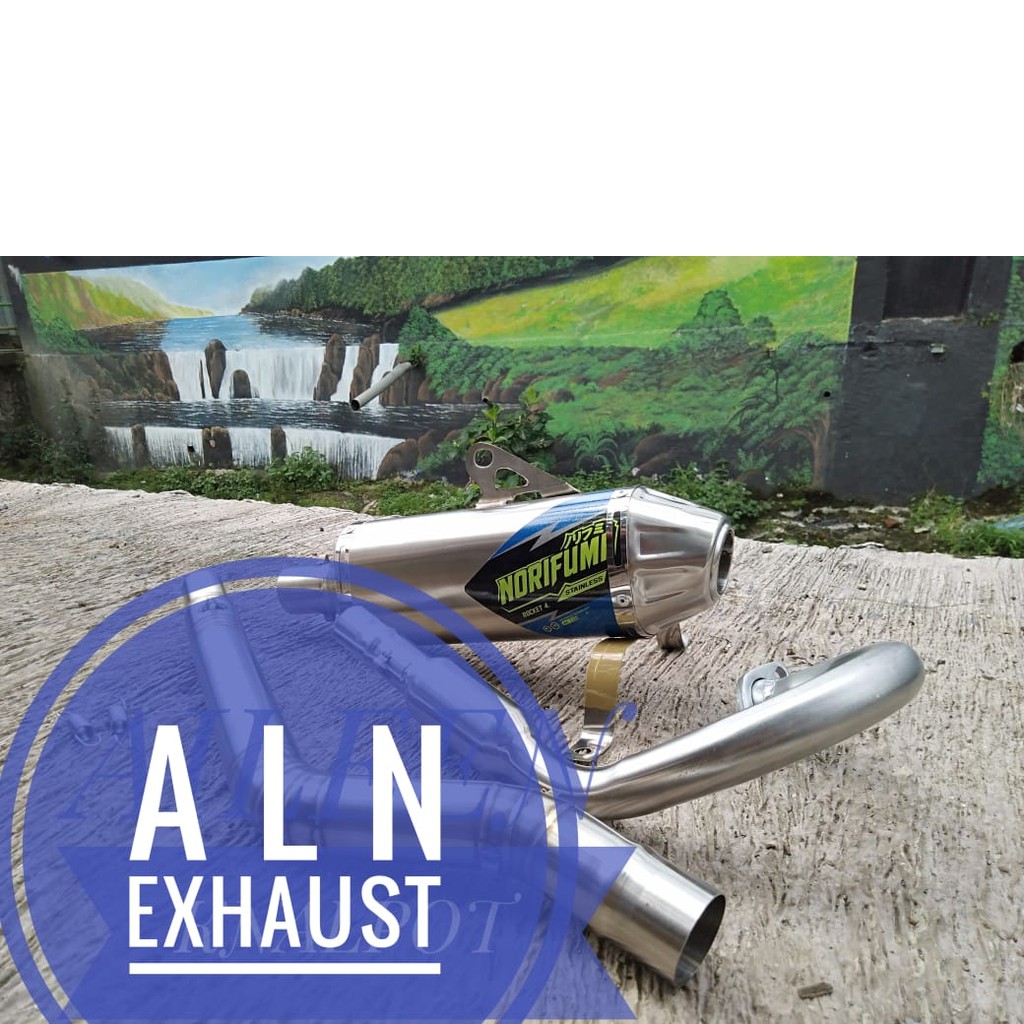 KNALPOT YAMAHA WR155 NORIFUMI ROKET 4 CARBON PNP WR155