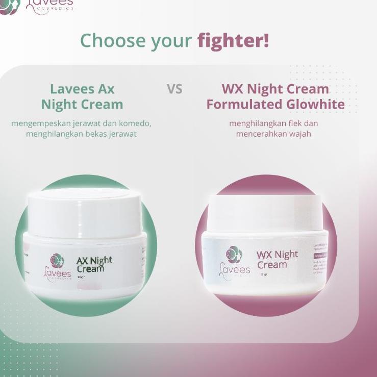 LNN Lavees Cosmedics - WX Night Cream [Krim Malam Flek Melasma] nrvz548