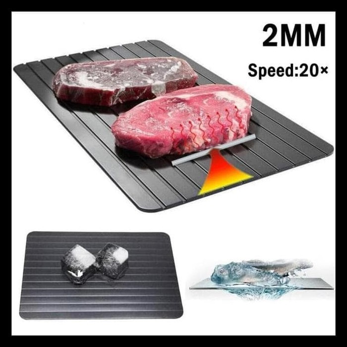 Nampan Pencair Es Daging Ikan Ayam Beku Alas Defrosting Tray NO BOX