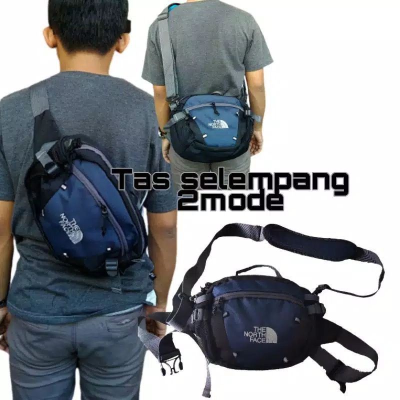 Tas Selempang Pria Tnf outdoor 2 pungsi / Tas Waistbag The North Face / Tas Pinggang