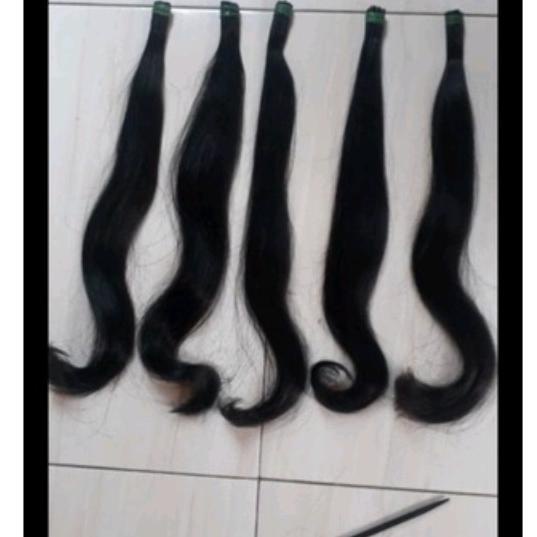 rambut sambung asli 60 cm 20 helai PROMO