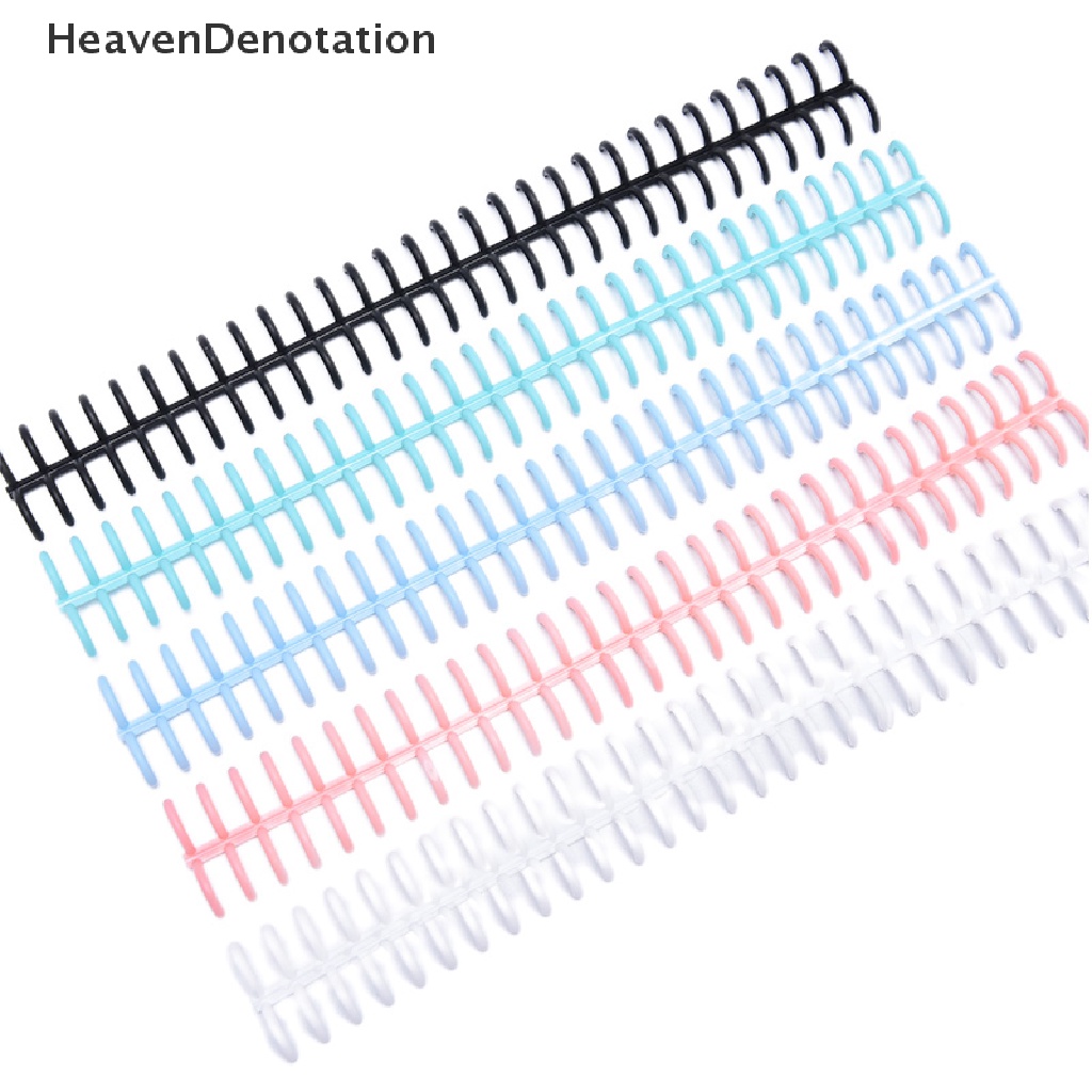 [HeavenDenotation] Plastic 30-Hole Loose Leaf Binders Ring Binding A4 A5 A6 For DIY Paper Notebook