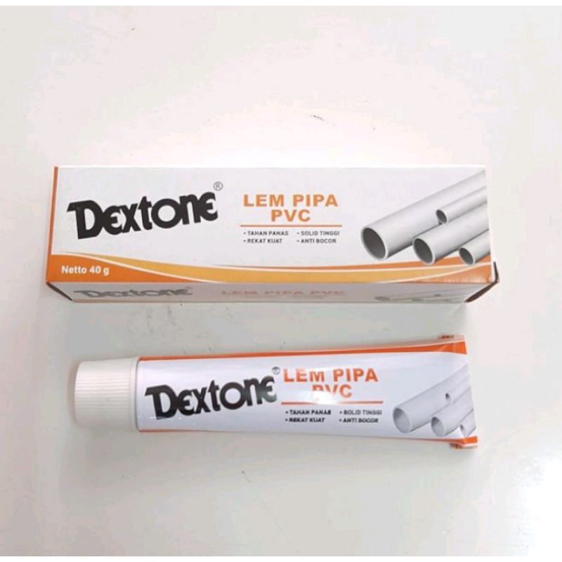 

LEM PIPA PVC Dextone Tube/Odol/Lem Pipa Pvc/Lem Pralon/Lem Pvc 40gr