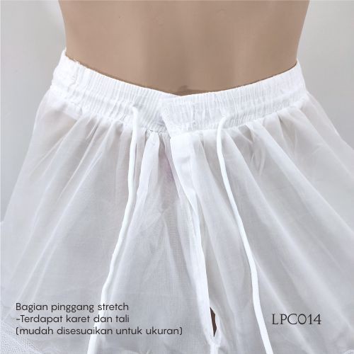 [BISA COD] PENGEMBANG GAUN PENGANTIN ROK PETTICOAT BRIDAL 4 RING LPC014