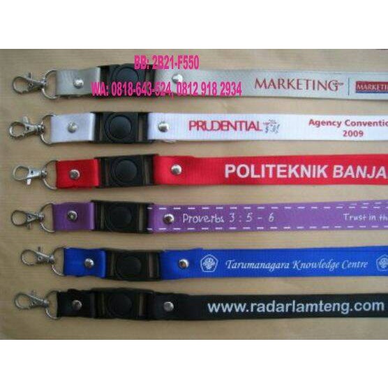 READY Tali id card/ Tali leher/ Tali lanyard/ Tali sablon TERLARIS
