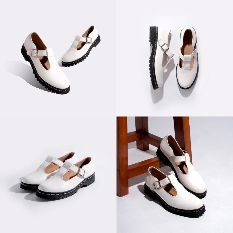 Sepatu dockmart putih wanita casual  &quot;KINARA SHOES&quot; @ristiolshop27