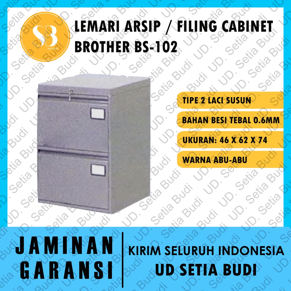 Filing Cabinet Lemari Arsip Besi Brother BS-102