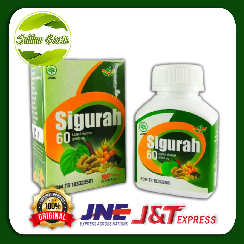 SIGURAH KAPSUL HERBAL / SIGURAH / KAPSUL GURAH PELURUH DAHAK / SIGURAH KAPSUL