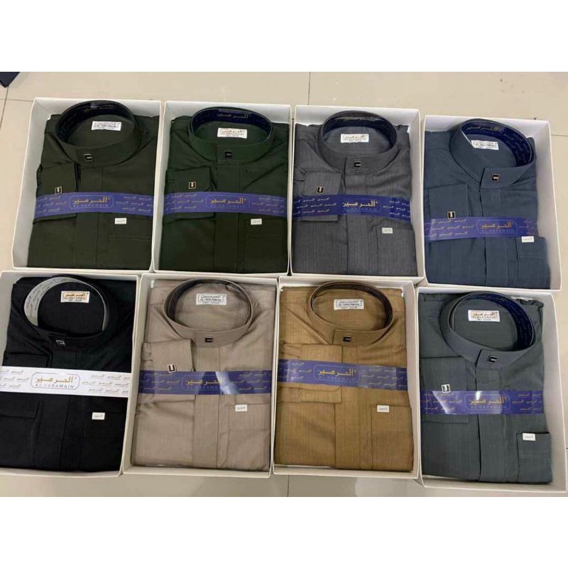 GAMIS TERBARU BISA COD JUBAH AL HARAMAIN WOLL EXCLUSIVE PREMIUM MANSET TERBARU SERAT HAMADA Gamis Re