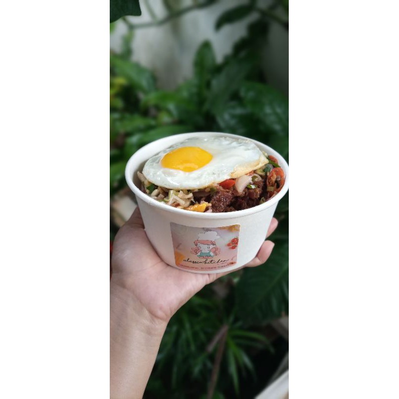 

Rice Bowl Beef Slice with Egg