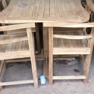 Grosir Set Meja  Cafe Dan Restoran  Model  Minimalis Kayu 