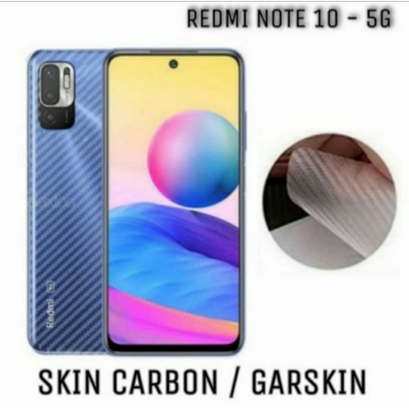 Poco M3 Pro skin carbon anti gores belakang karbon