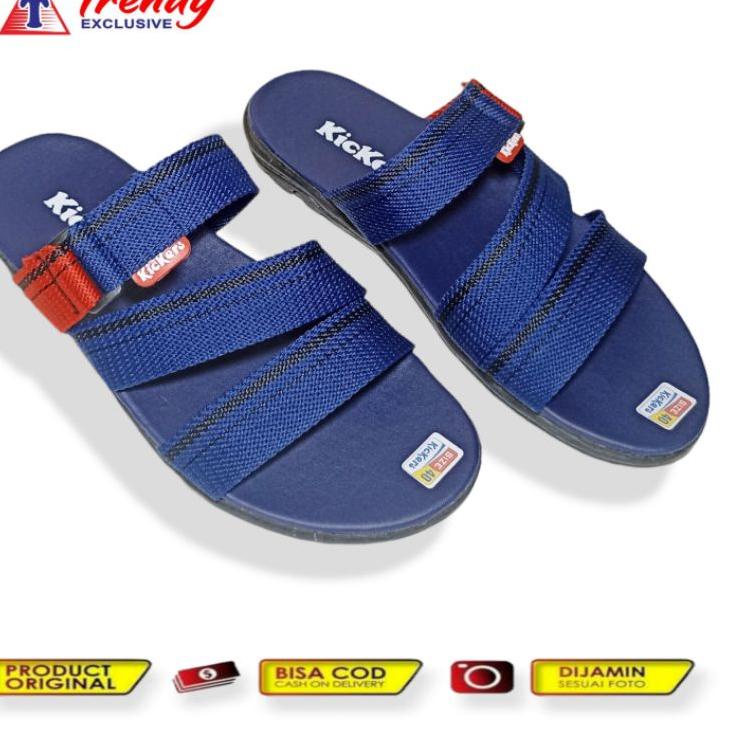 Siap Kirim.. sandal cowok model kickres / sandal pria distro / sandal pria dewasa / sandal cowok kek