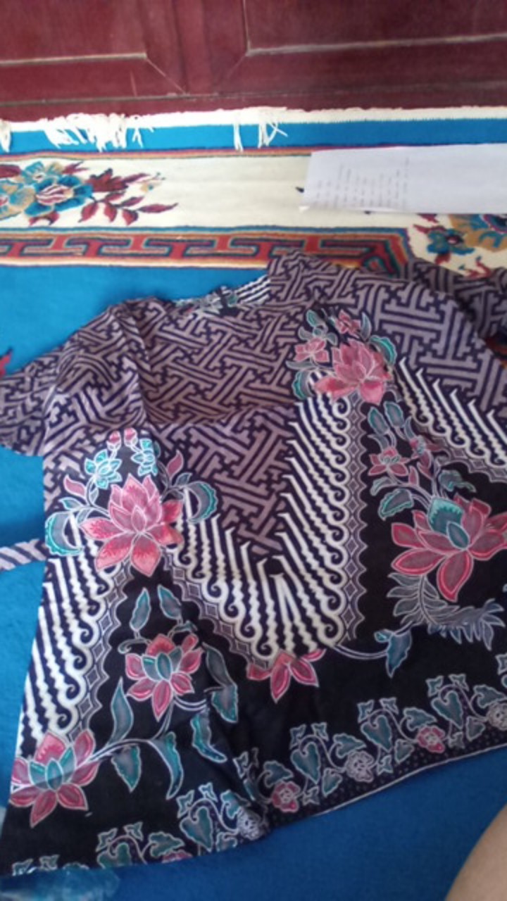 Batik Dolby Dolbi Dobby Doby Tenun Sutra Tulis Katun Atbm Baron Atasan Batik Wanita Sogan Srg308