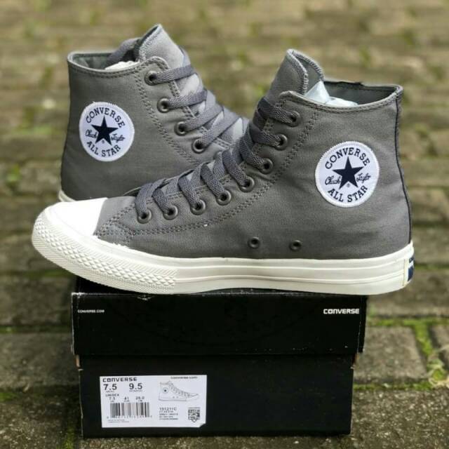 Sepatu Converse AS CT 2 High Grey White 
