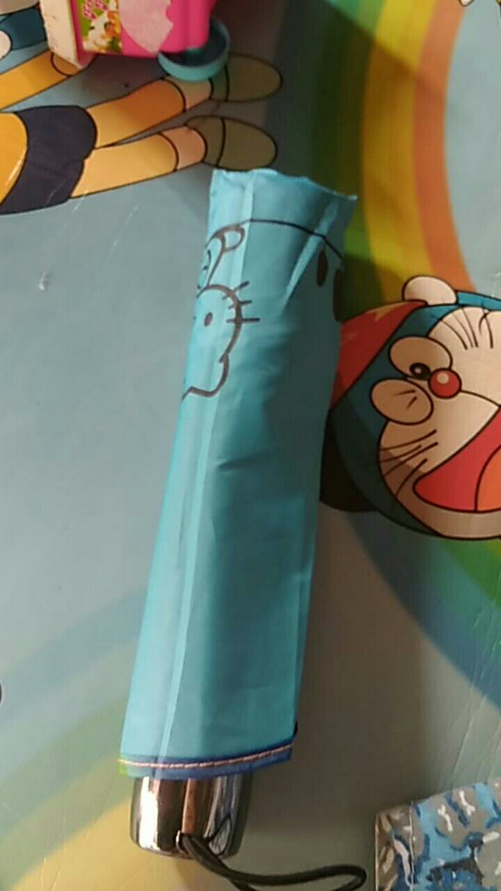 Payung Lipat Korea Jepang Fancy Hello Kitty Uv Protection