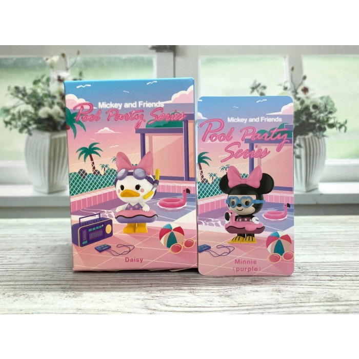 Pop Mart Disney Mickey and Friends Pool Party Series Minnie Purple