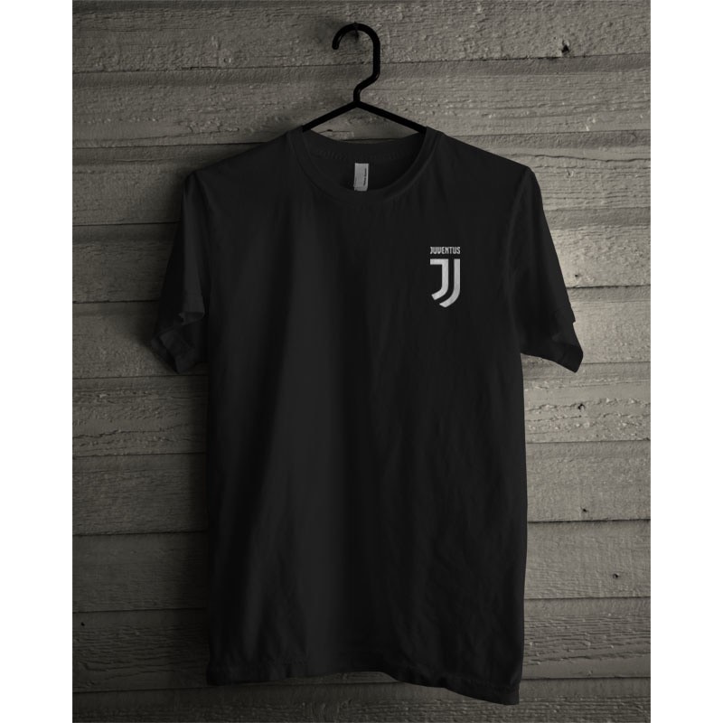 Kaos Tshirt Baju combed 30s New Logo Juve Juventus kecil 2017/2018