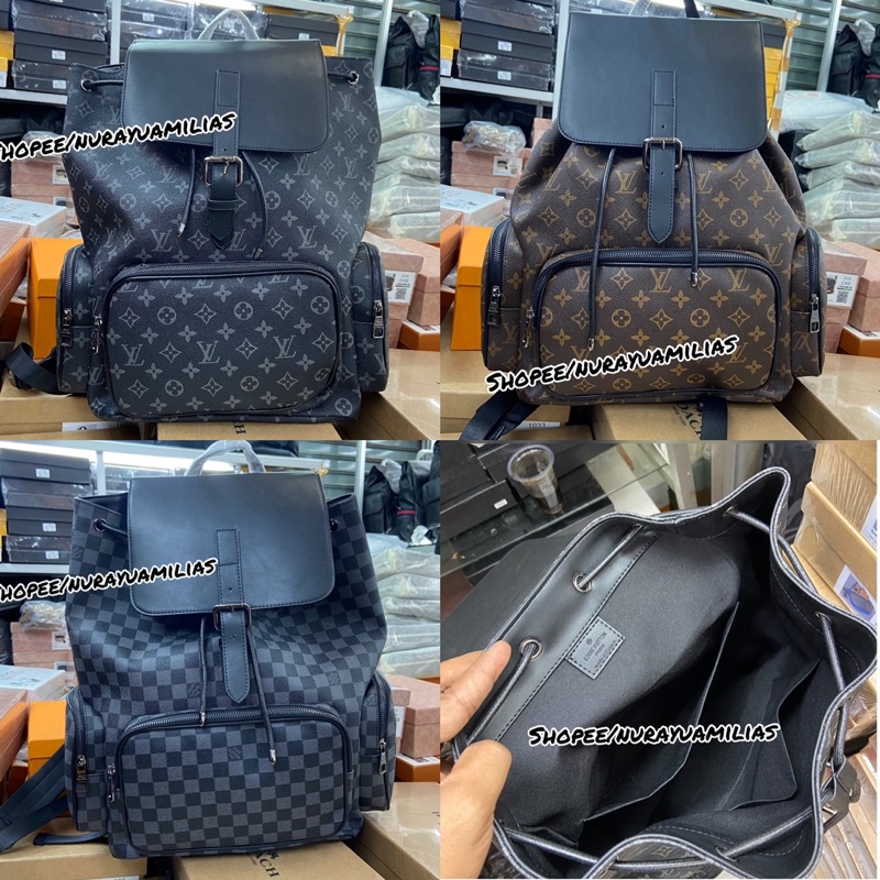 Tas Ransel Louis Vuitton tas kuliah Tas kerja lv backpack tas punggung lv