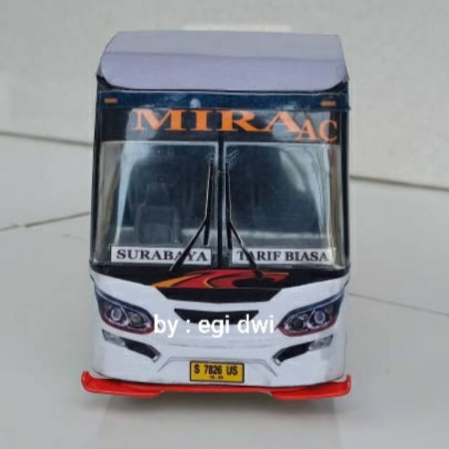 Winglet Miniatur Bus Skala 50