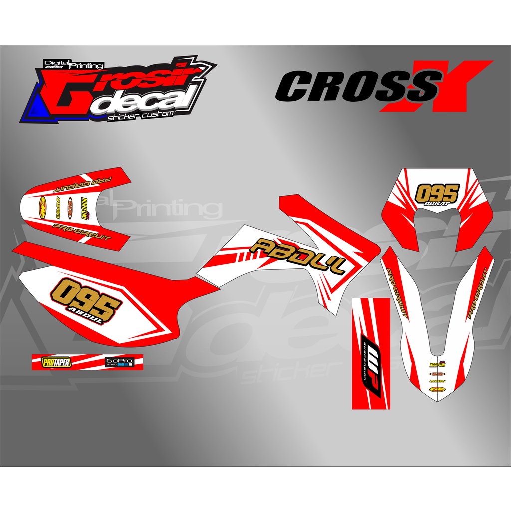 decal sticker VIAR CROSS X 150 Full Body decal sticker VIAR CROSS 200GT fullbody