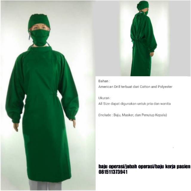  Baju  Operasi Dokter Jakarta BAJUKU