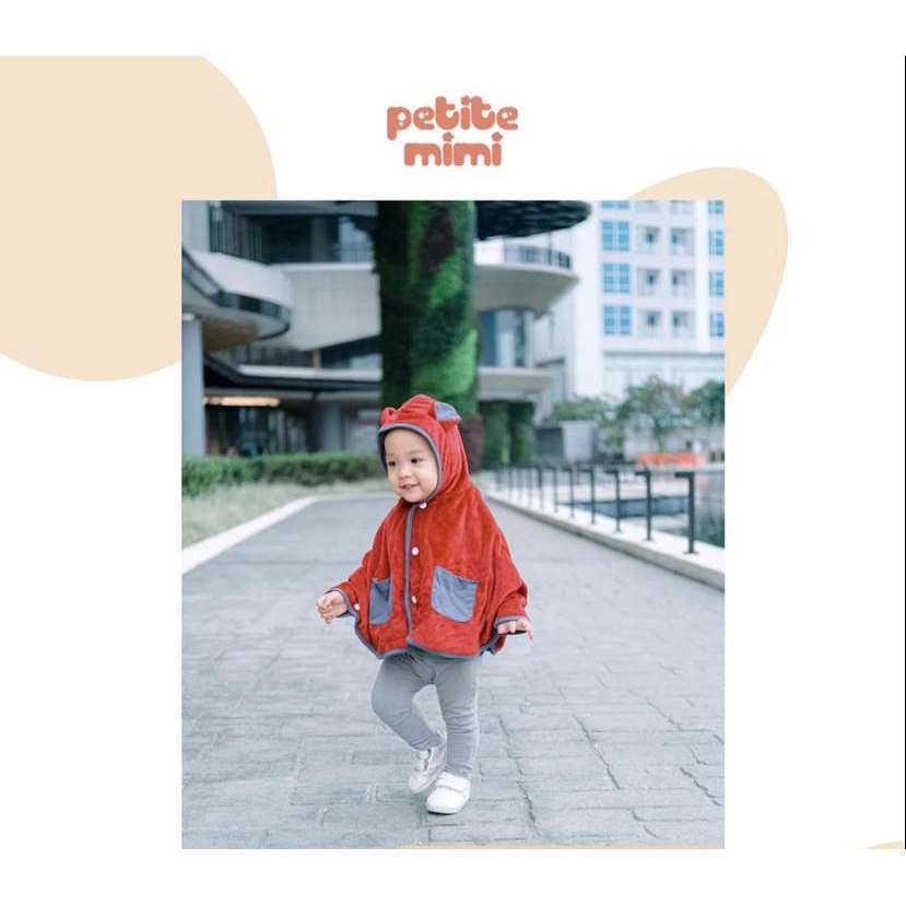 Petite mimi Baby Cape Selimut Jaket / Selimut Baby / Jaket Bayi