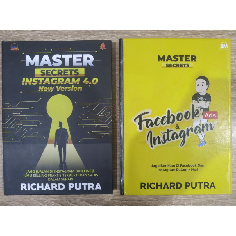 BUKU MASTERSECRETS FACEBOOK/INSTAGRAM ADS + BUKU MASTERSECRETS INSTAGRAM 4.0