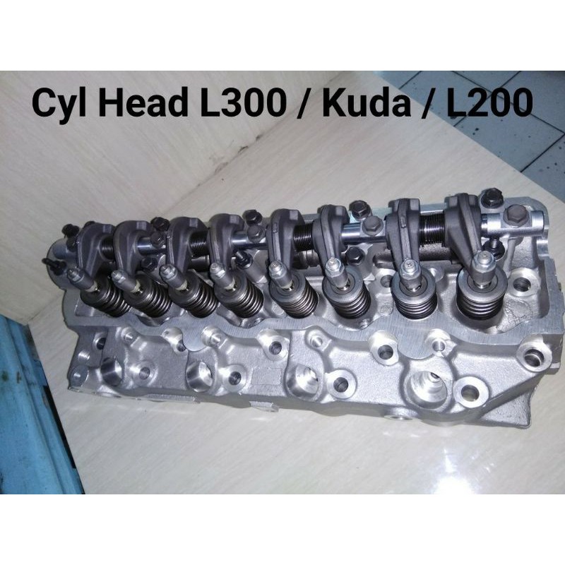 CYLINDER SILINDER HEAD ASSY MITSUBISHI L300 DIESEL KUDA DIESEL L200 DIESEL