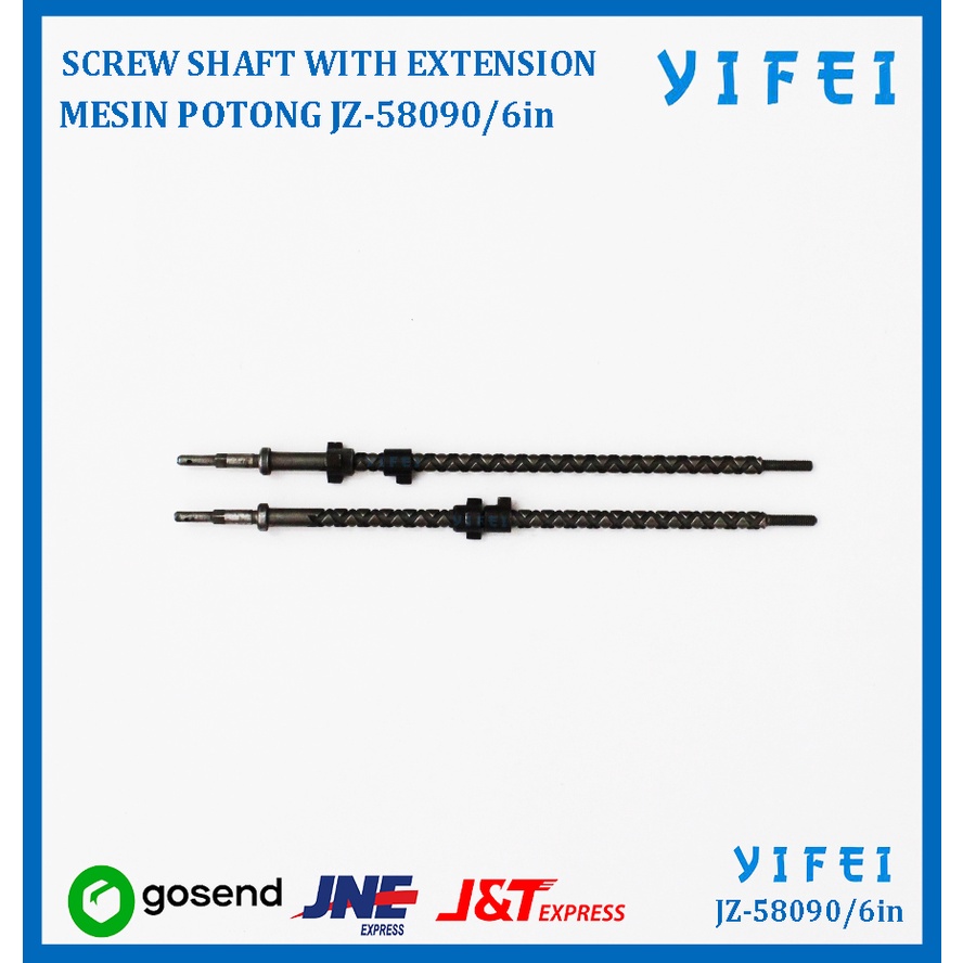 SCREW SHAFT WITH EXTENSION M-106(6&quot;) MESIN POTONG KM YIFEI-58090/6in