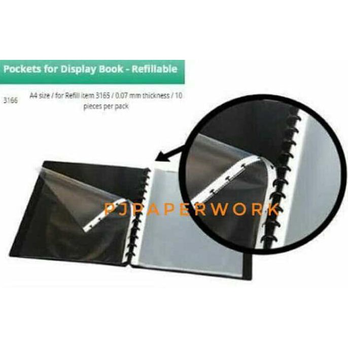 

POCKET REFILL DISPLAY BOOK A4 BANTEX EXCLUSIVE