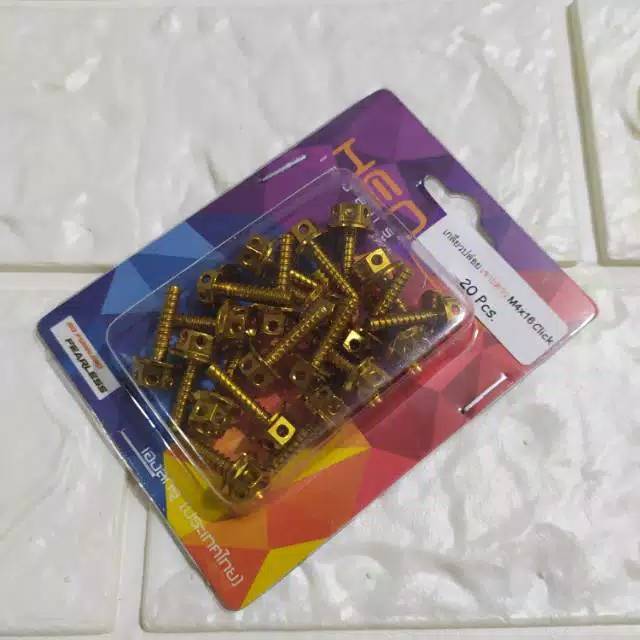 Baut probolt heng flower body honda beat,vario,scoopy / baut body probolt heng honda