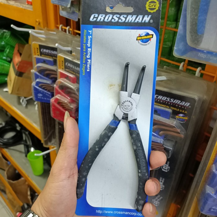 snap ring pliers 7" crossman USA - tang SPI crosman