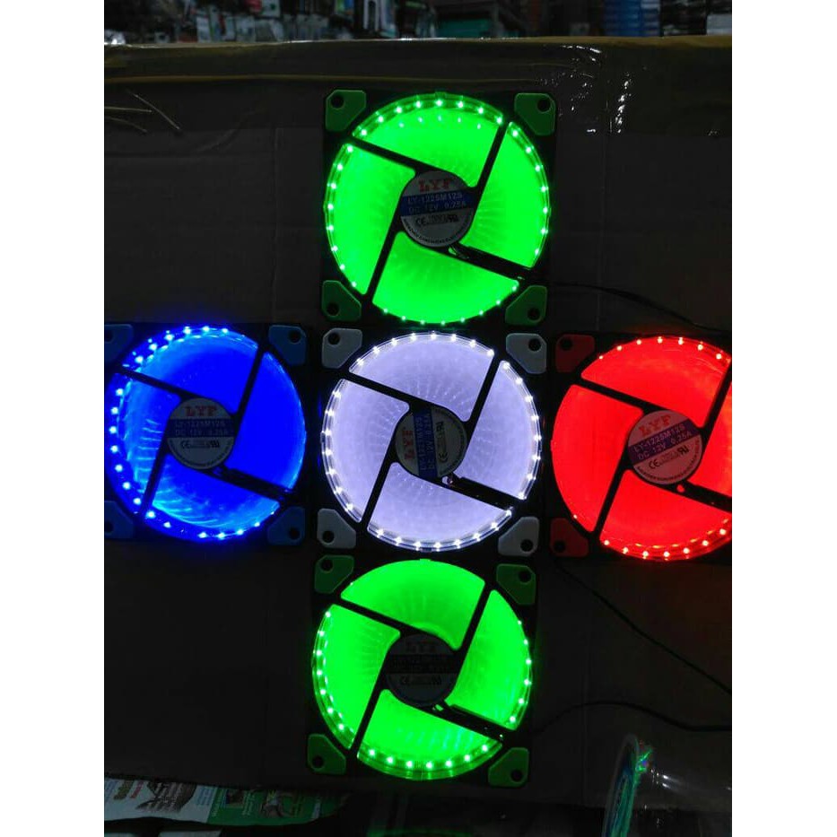 COOLING FAN 12CM LED/EXTRA FAN 12CM LED/FAN CASING 12CM LED