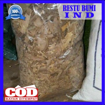 Daun bambu kering media tanam anggrek / humus bambu kering