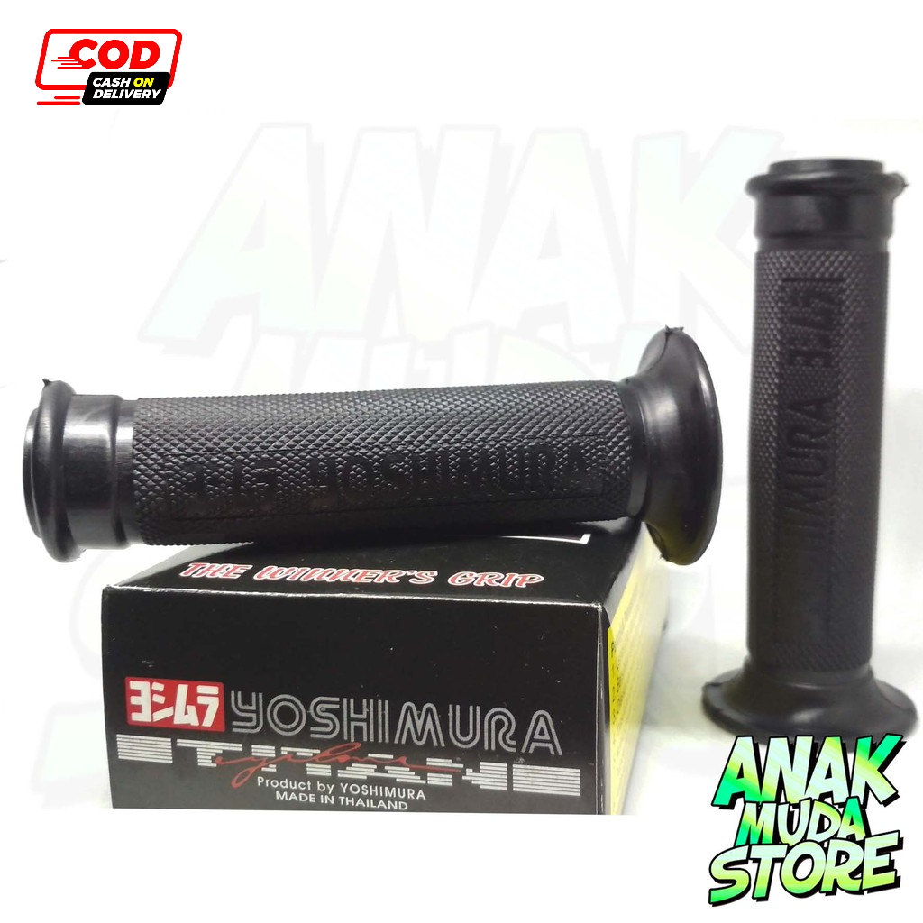 (HYS1) Handgrip Handfat Grip Stang Karet Motor Variasi Yoshimura Motor Nmax Beat Vario PCX CBR Lexy