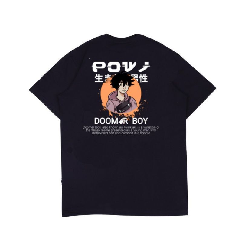 Tshirt kaos POWI Vol 8 Doomer Boy hitam