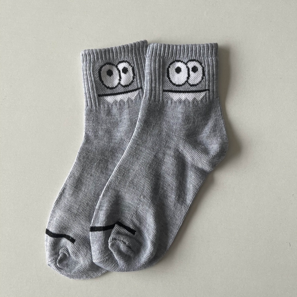 【WR】Japanese Ghost Style kaos kaki wanita import kaoskaki socks sepatu-abu